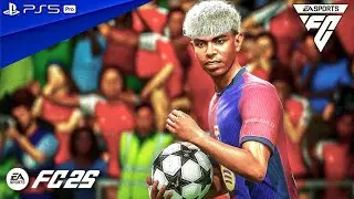 Arsenal vs Barcelona ft. Yamal, Gyokeres | Full Match | UEFA Champions League | EA FC 25 PS5