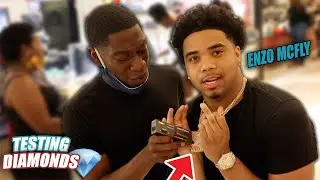 TESTING STRANGERS DIAMONDS PT. 3 😭💎 FT. ENZO MCFLY HOUSTON GALLERIA MALL | PUBLIC INTERVIEW