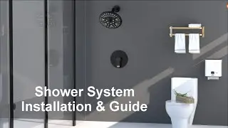 Shower System Installation Guide - STARBATH Single Function Rain Shower Kit