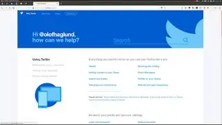 Twitter helpcenter so helpfull