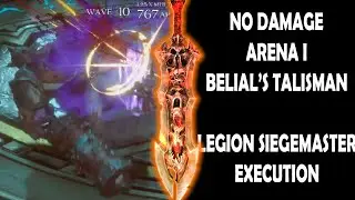 Darksiders genesis Arena no damage, Belial's Talisman, Legion Siegemaster Lvl 3 Bossfight execution