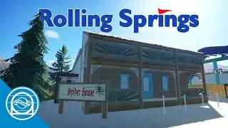 Our First Haunted House, Backstage, & New Lands! | Rolling Springs in Planet Coaster Ep. 11