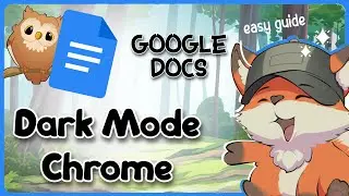 Темный режим Google Docs в Chrome (ПК и мобильные устройства)
