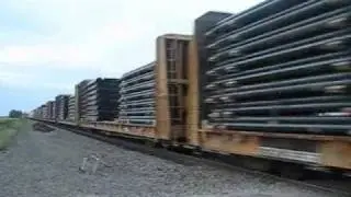 All-EMD lashup through Alpha, IL, on the Barstow Sub.