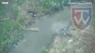 Ukraine Forces Destroy Russian Battalion With Over 70 Military Vehicle Lost On Failed River Crossing