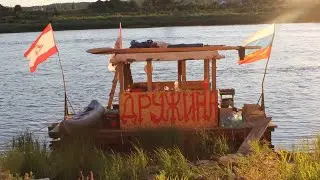 Сплав на плоту, ДРУЖИНА 2018, река Сухона, Вологодская область