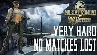 Mortal Kombat против DC Universe — Соня Блейд — Очень сложно — Ни одного проигранного матча (комм...