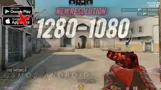 BEST RESOLUTION CSMOS ANDROID 1280x1080 || CS2 MOBILE AK47&DEAGLE 