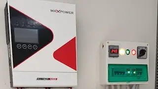 How to install lithium battery and max power inverter | hybrid inverter installation 