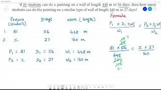 Class 8 TN Maths 4. LIFE MATHEMATICS     Example 4.21 If 81 students can do a painting on a wall