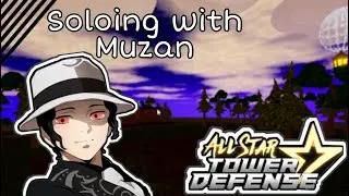 Beating Challenge 1 Solo With Muzan All Star Tower Defense