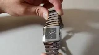SWISS RADO DIASTAR JUBILE DIAMONDS HIGH TECH CERAMICS BAND MENS WRISTWATCH