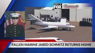 Kalitta Charters part of Dignified Transfer for Marine Lance Corporal Jared Schmitz