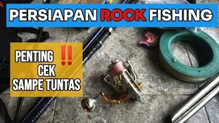 ROCK FISHING KLINIK #1 Persiapan dan perlengkapannya untuk penggila extreme Fishing