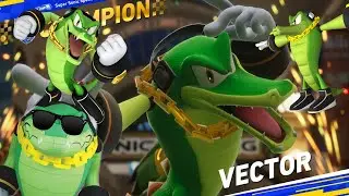Vector victory dance, (Sonic Racing Crossworlds) Vector hits that Yoinky Sploinky !