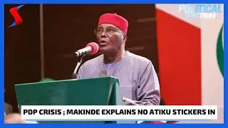 PDP Crisis ; Makinde Explains No Atiku Stickers In | Political Spectrum | SpectrumTv