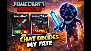 Minecraft Hardcore But Chat Decides My Fate #shorts #speedrun #minecraft #manhunt