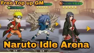 Naruto Idle Arena P-Server VIP Max + GM 1 - Free Top up GM - Free Hero ★5 & More
