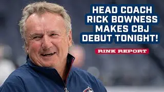 Rick Bowness Prepares for His First Game Behind the Blue Jackets Bench! CBJ vs. Flames | Rink Report