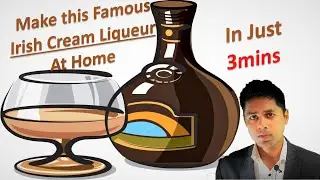 Make this Amazing Irish Cream Liqueur at Home I Bar at home I