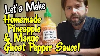 Homemade Mango Pineapple Ghost Pepper Sauce