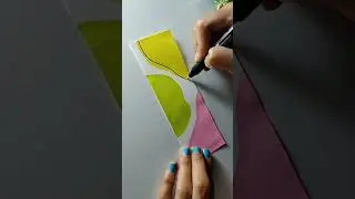 easy bookmark idea 🔖#shorts#art#painting