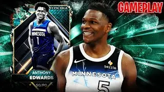 INVINCIBLE ANTHONY EDWARDS GAMEPLAY!! FINALLY A GOOD ANT-MAN CARD IN NBA 2K25 MyTEAM!!