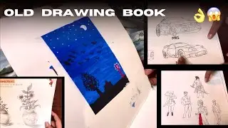 Old Drawing Book 📕 🥶 Lock down Time Drawings 😅👌
