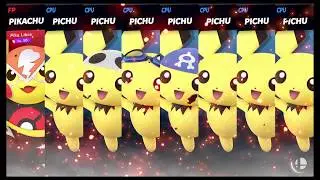 Super Smash Bros Ultimate Amiibo Fights   Request #1996 Pika Libre vs Pichu Army