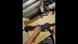 Removing receiver from hand guard M4 Platform 🚀 #airsoft #gelballs #pewpew #gelsoft #novristch