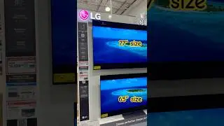 Costco Sale of LG OLED evo 77&rdquo; and 65&rdquo; 4K UHD AI TV ! #costco #costcoshopping #lg #oled #television