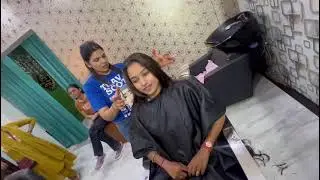 Newlook ✨Sikarmeenumakeover💯#shortvideo#youtubevideo#vlog#beautystudio#sikarsalon#makeupartist#yt 