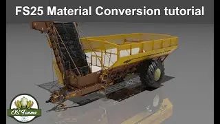 Material Converting to FS25 System Tutorial