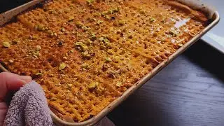 طعم خياالي😮حلوى بتدفي القلب محدش بس يقولي بسبوسة ولا هريسة عشان دي احلى👈فطاري الملوكي كل يوم