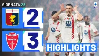 GENOA-MONZA 2-3 | HIGHLIGHTS | 28ª GIORNATA | SERIE A TIM 2023/24