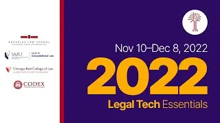 Legal Tech Essentials 2022: Intro Session
