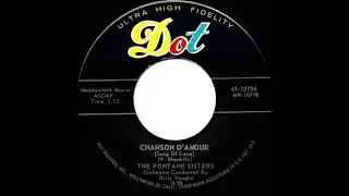 1958 Fontane Sisters - Chanson D&rsquo;Amour