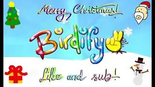 Christmas Fanart For Birdify🌈✨ (REDID IT CUZ LAST TIME, I DIDN&rsquo;T ADD STICKERS AND/OR LIKE AND SUB)