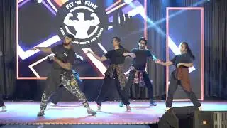 GASOLINA -- BHANGRA__REMIX /ZUMBA SESSION 15th Anniversary Fitnfine Fitness Studio Perinthalmanna 💃