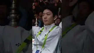 The Lee Yong Dae 🇰🇷 effect from the coaching chair. 😍 #badminton