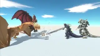 Super Godzilla fail to beat Monster Zero so Kiryu help him