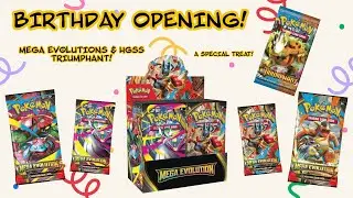 Cheeses Birthday Special! Mega Evolutions & HGSS Triumphant Pokemon Card Opening!