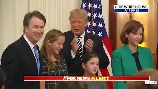 Justice Kavanaugh Sworn in at the White House.