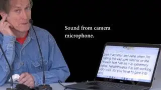 The TableMike Vacuum cleaner or &ldquo;Hoover test&rdquo; Video