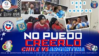 CHILE VS ARGENTINA | Reacciones de Amigos | Copa América 2024 | 😭DERROTA AL ULTIMO MINUTO😭
