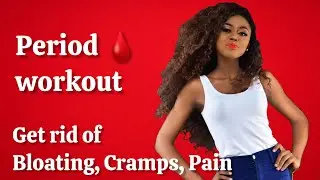 Exercise for period cramps | bloating: Do this before menstruation🩸 No equipment: Fitness | Easy