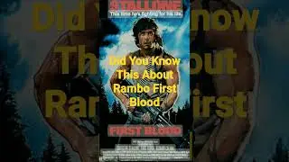 Did You Know This About Rambo First Blood #sylvesterstallone #movie #rambo
