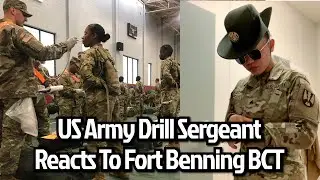 US Army Drill Sergeant Reacts to Fort Benning BCT during Tough Times