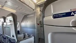 Lufthansa Business Class Full Flight Review - Seat, Food, and Amenities in the Airbus A320