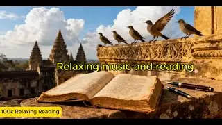 Relaxing music and reading history book,